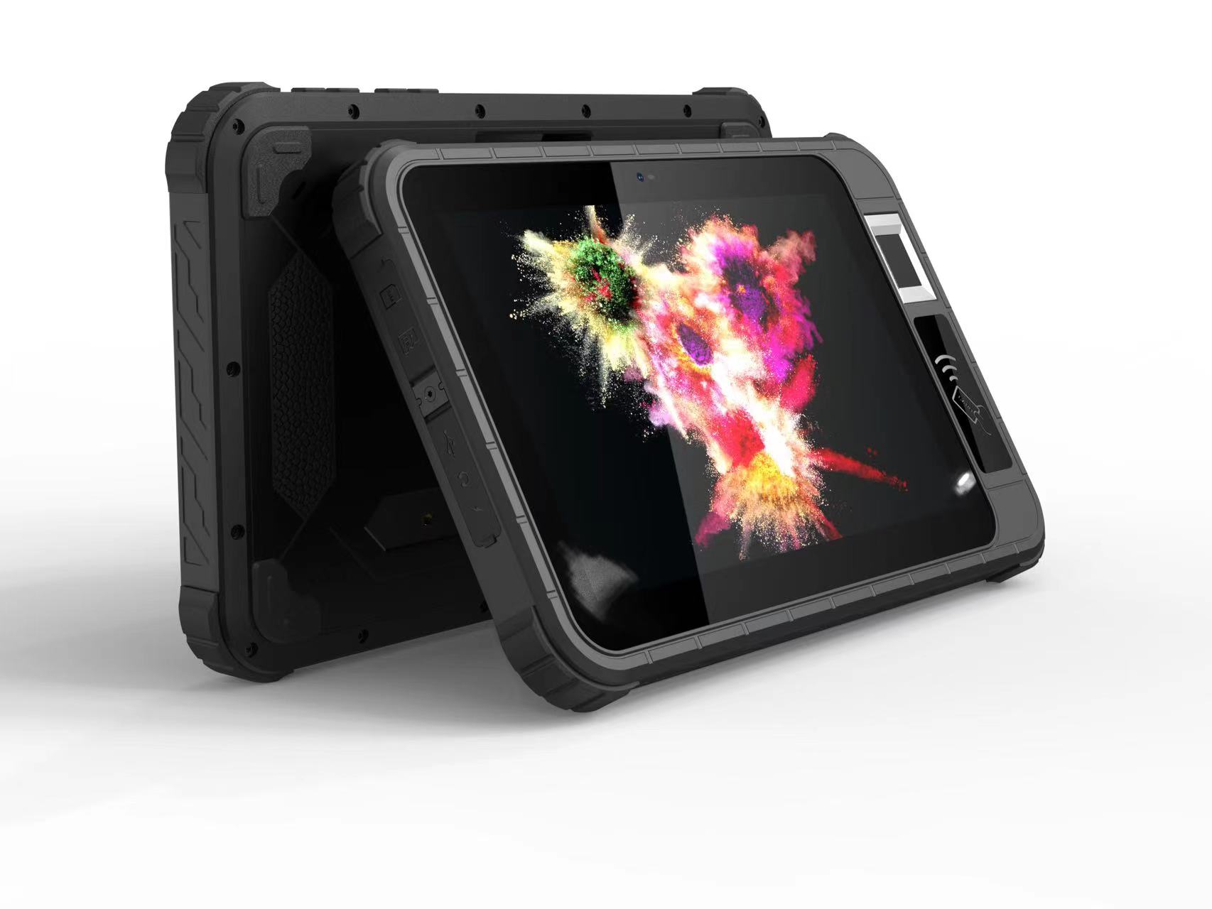 industrial tablet internal layout with scanner and ID card module industrial tablet internal layout with scanner and ID card module