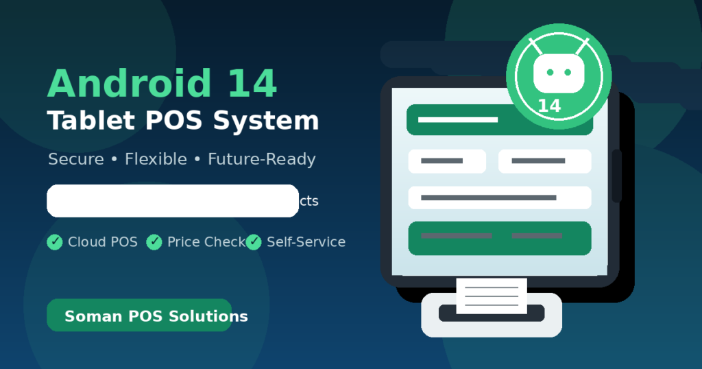 Android 14 Tablet POS System